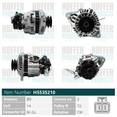 HOFFER Generátor H5535210_HOF