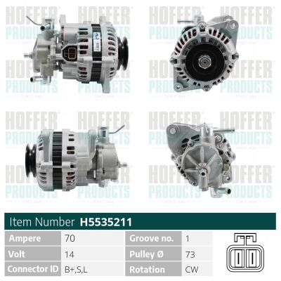 HOFFER H5535211_HOF Generátor