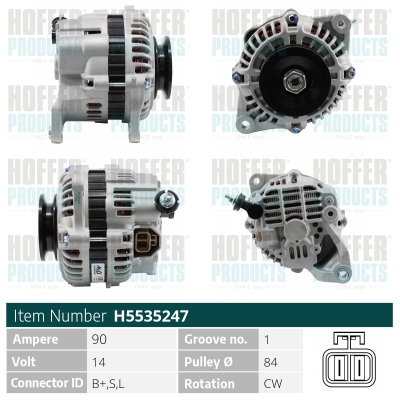 HOFFER Generátor H5535247_HOF