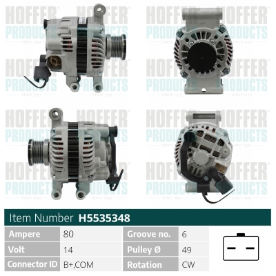 HOFFER Generátor H5535348_HOF