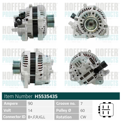 HOFFER Generátor H5535435_HOF