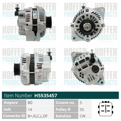 HOFFER Generátor H5535457_HOF