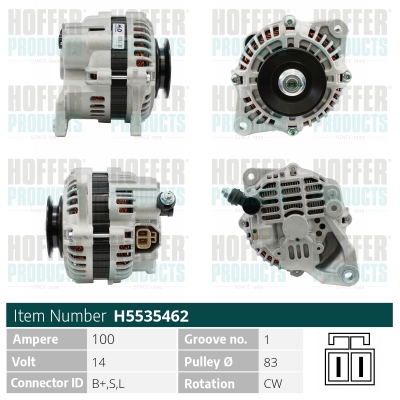 HOFFER Generátor H5535462_HOF