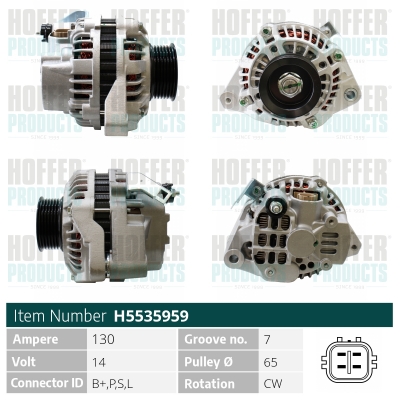 HOFFER Generátor H5535959_HOF