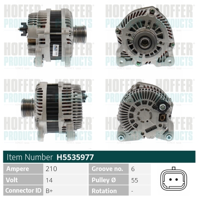 HOFFER Generátor H5535977_HOF