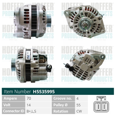 HOFFER Generátor H5535995_HOF