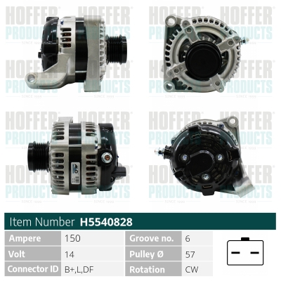 HOFFER Generátor H5540015_HOF