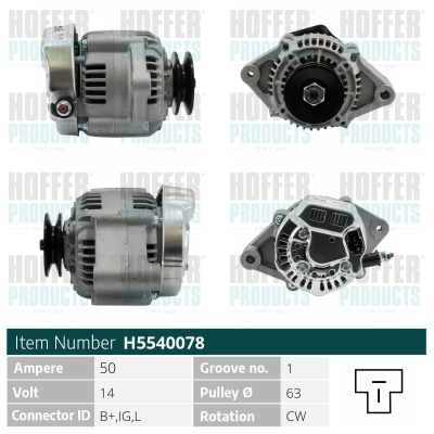 HOFFER Generátor H5540078_HOF