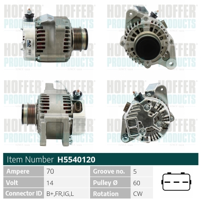 HOFFER Generátor H5540120_HOF