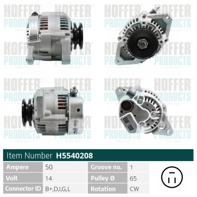 HOFFER Generátor H5540208_HOF