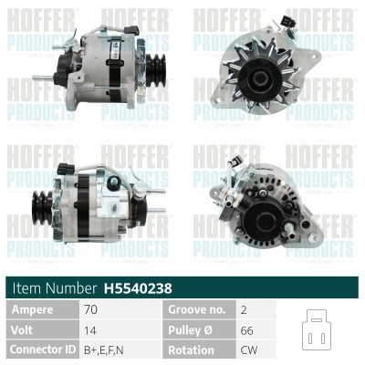 HOFFER Generátor H5540238_HOF