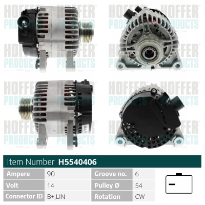 HOFFER Generátor H5540406_HOF