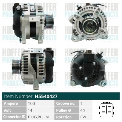 HOFFER Generátor H5540427_HOF