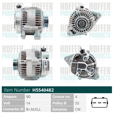 HOFFER Generátor H5540482_HOF