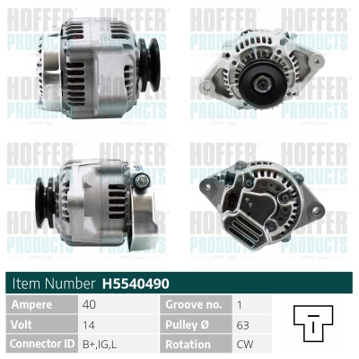 HOFFER Generátor H5540490_HOF