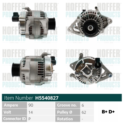 HOFFER Generátor H5540827_HOF