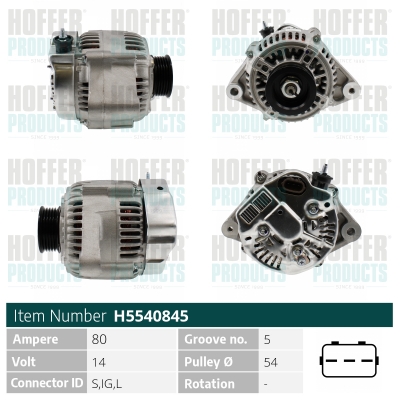 HOFFER Generátor H5540845_HOF