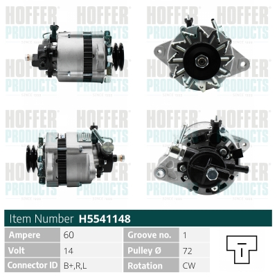 HOFFER Generátor H5541148_HOF