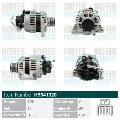 HOFFER Generátor H5541320_HOF