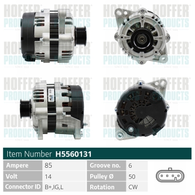 HOFFER Generátor H5560131_HOF