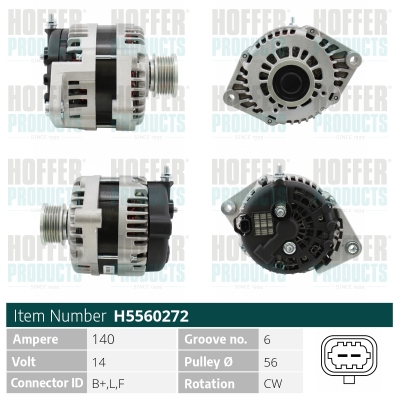 HOFFER Generátor H5560272_HOF