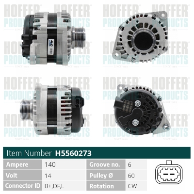 HOFFER Generátor H5560273_HOF