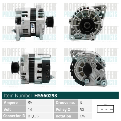 HOFFER Generátor H5560293_HOF