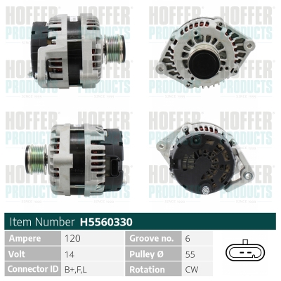 HOFFER Generátor H5560330_HOF