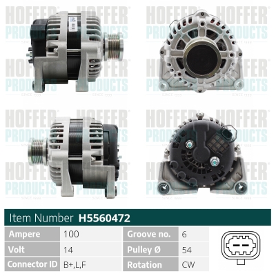 HOFFER Generátor H5560472_HOF