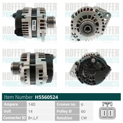 HOFFER Generátor H5560524_HOF