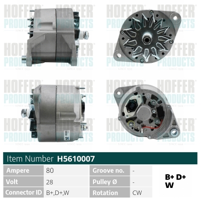 HOFFER Generátor H5610007_HOF