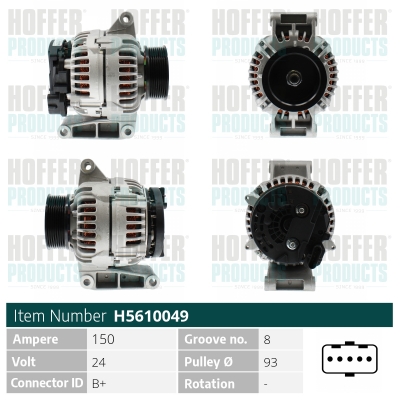 HOFFER Generátor H5610049_HOF