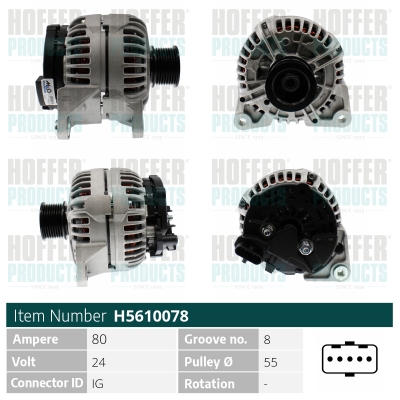 HOFFER Generátor H5610078_HOF