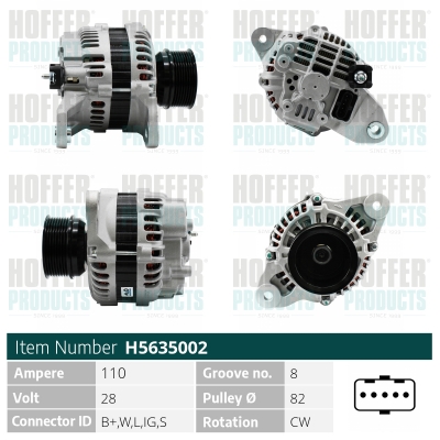 HOFFER Generátor H5635002_HOF