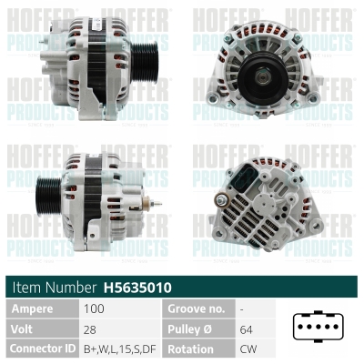 HOFFER Generátor H5635010_HOF