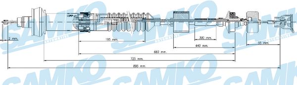 SAMKO Kuplungbowden C0028C_SAMKO