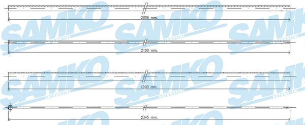 SAMKO Gázbowden C0036A_SAMKO