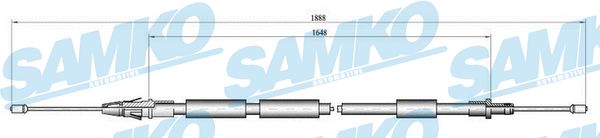 SAMKO Kézifék bowden C0106B_SAMKO