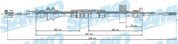 SAMKO Kuplungbowden C0273C_SAMKO