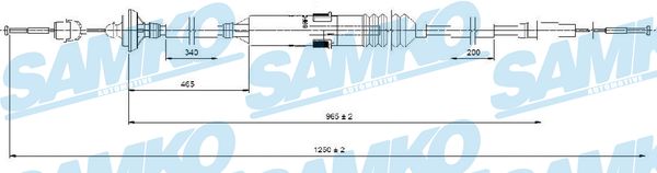 SAMKO Kuplungbowden C0276C_SAMKO