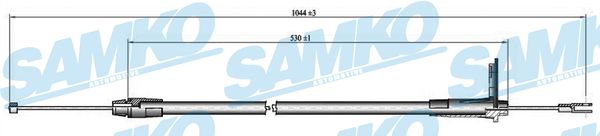 SAMKO Kézifék bowden C0415B_SAMKO