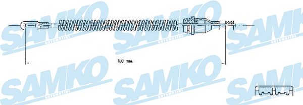 SAMKO Kézifék bowden C0543B_SAMKO