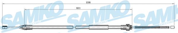 SAMKO Kézifék bowden C0683B_SAMKO