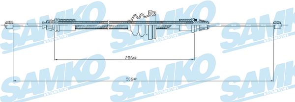 SAMKO Kézifék bowden C0746B_SAMKO