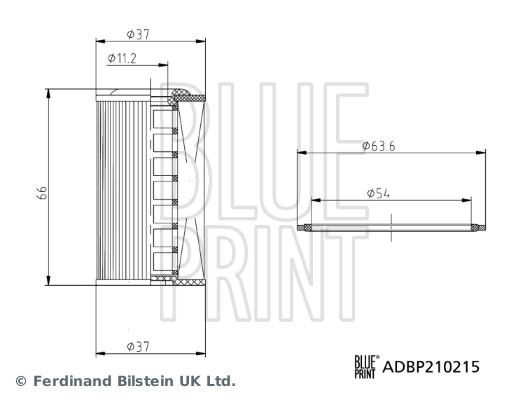 BLUE PRINT Szűrő, automataváltó ADBP210215_BLP