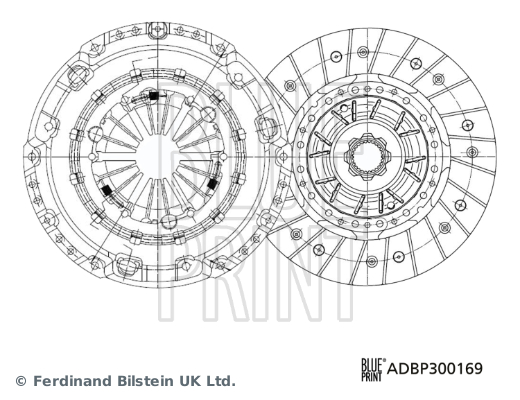 BLUE PRINT Kuplungszett ADBP300169_BLP