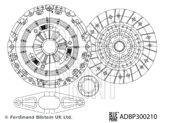 BLUE PRINT Kuplungszett ADBP300210_BLP