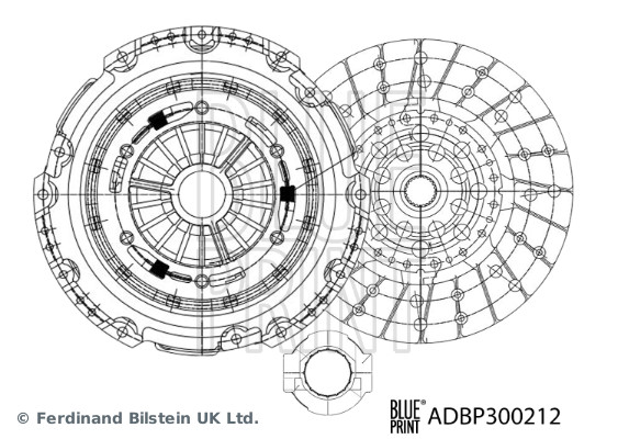 BLUE PRINT Kuplungszett ADBP300212_BLP