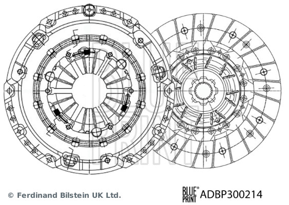 BLUE PRINT Kuplungszett ADBP300214_BLP