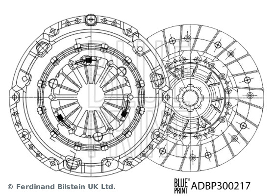 BLUE PRINT Kuplungszett ADBP300217_BLP